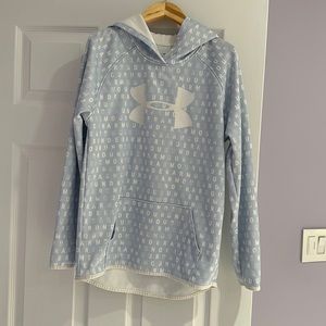 Worn once! Under Armour Girls Hoodie - size XL